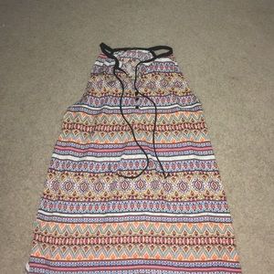 Patterned flowy blouse